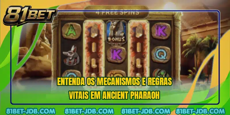 Entenda os mecanismos e regras vitais em Ancient Pharaoh