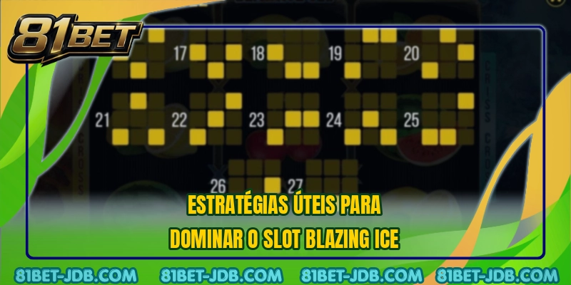 Estratégias úteis para dominar o slot Blazing Ice