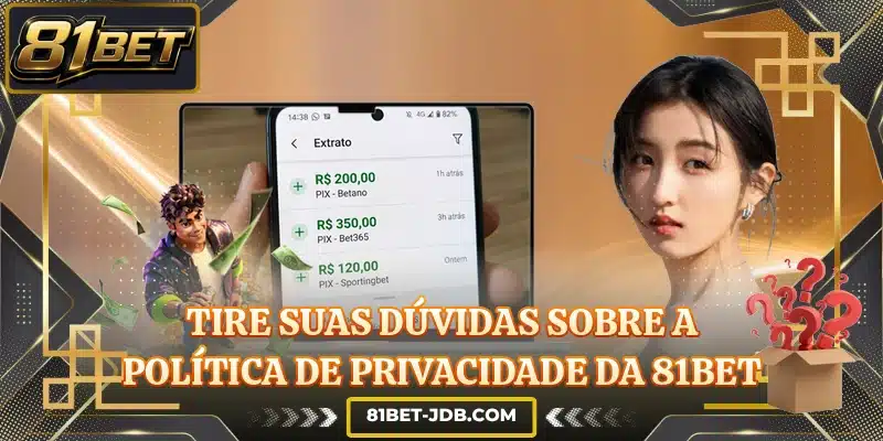 Tire suas dúvidas sobre a política de privacidade da 81BET